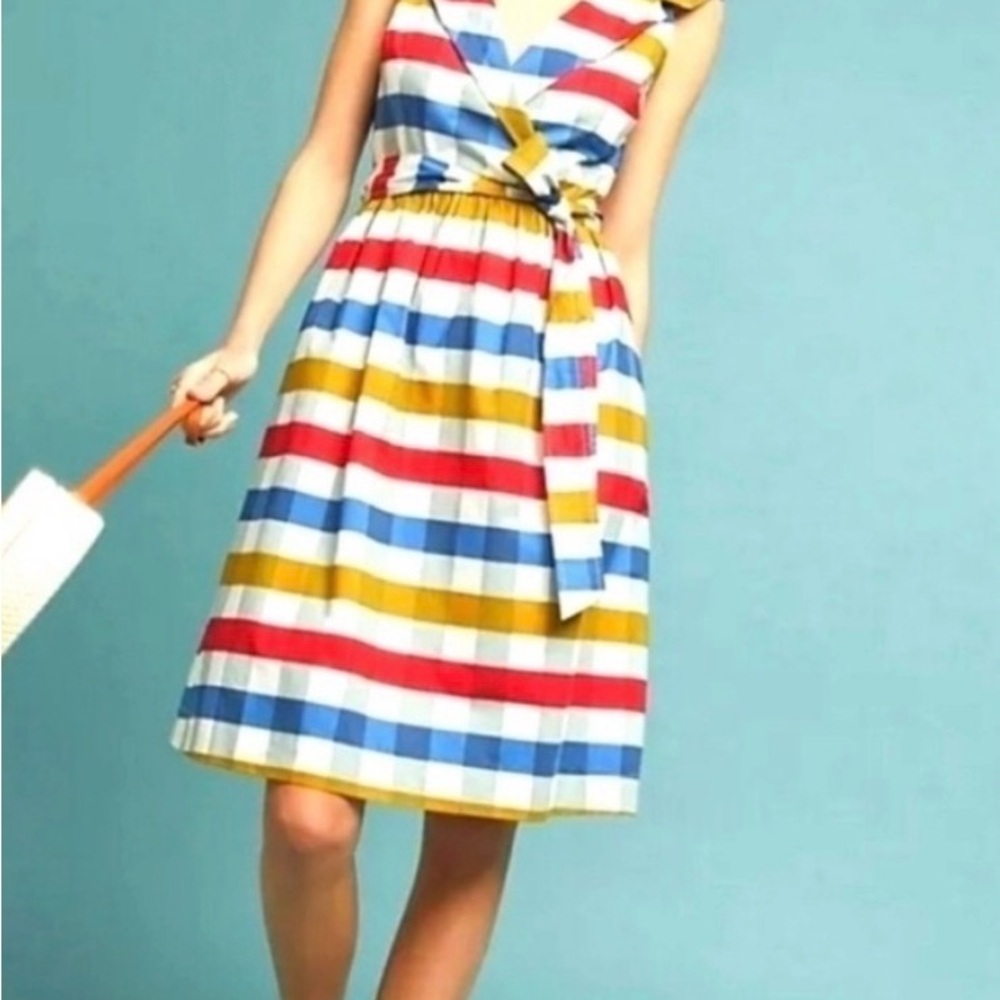 Anthropologie Maeve Cricket Club Summer Dress